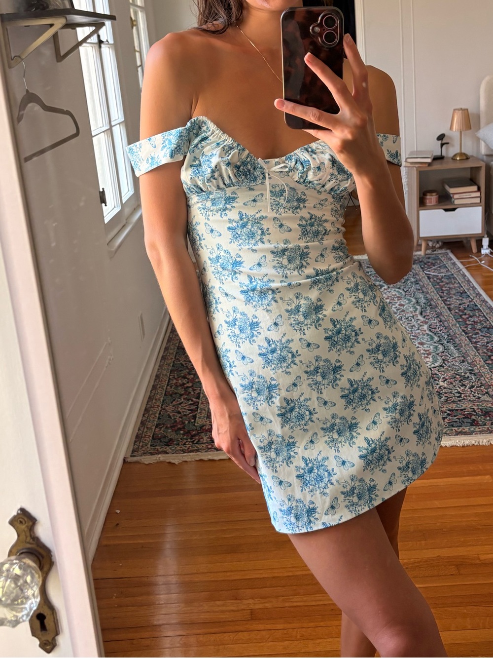 With Jean Cotton Floral Mini Dress